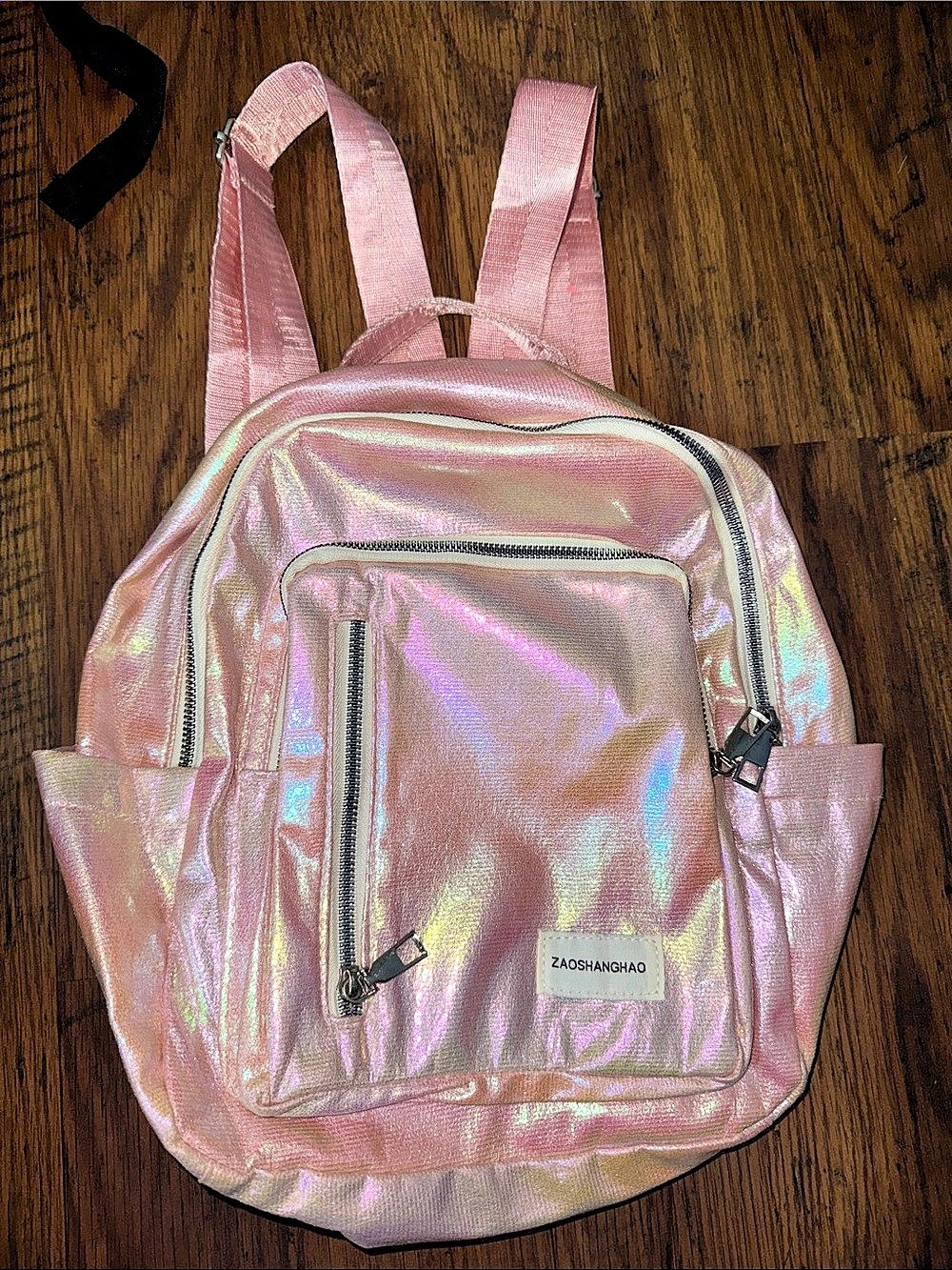 Iridescent Backpack in Pink Like New 45.T